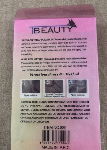 Pastel Renkli 12'li Tırnak Süsü Seti - Görsel 2