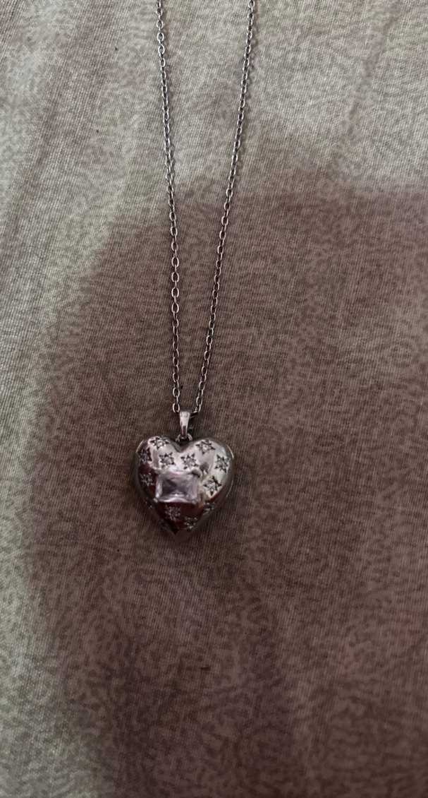 Gri Zincir Detaylı Yılan Desenli Kolye - Görsel 2