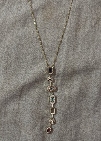 Yılan Desenli Bohem Uzun Kadın Kolye - Görsel 2