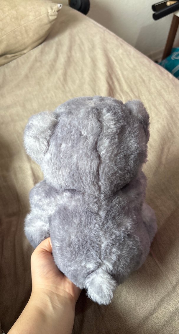 Gri Peluş Ayıcık Oyuncak - Görsel 2