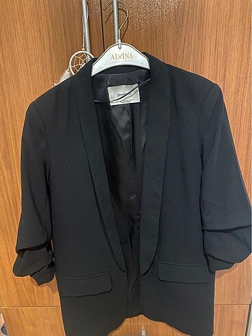 Stradivarius siyah blazer ceket