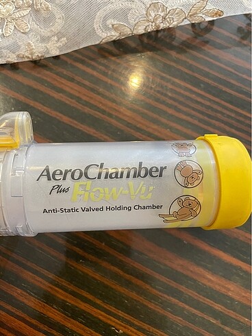 Diğer Aerochamber Plus Flow-Vu Sarı 1-5 Yaş