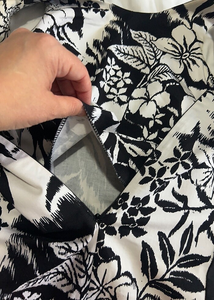 Kadın elbise esnek şık rahat astarlı - Görsel 5