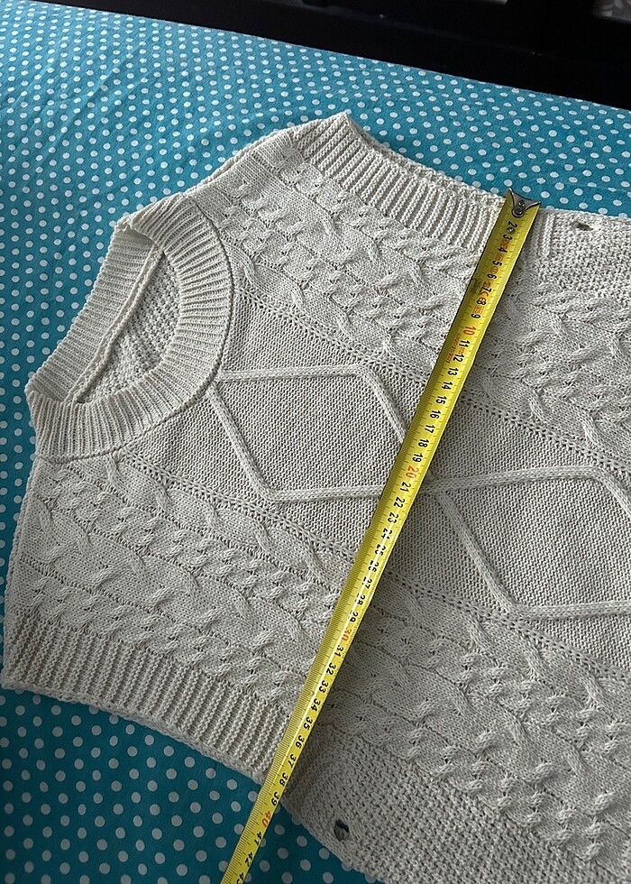 Kadın süveter triko yanlardan bağlamalı - Görsel 3