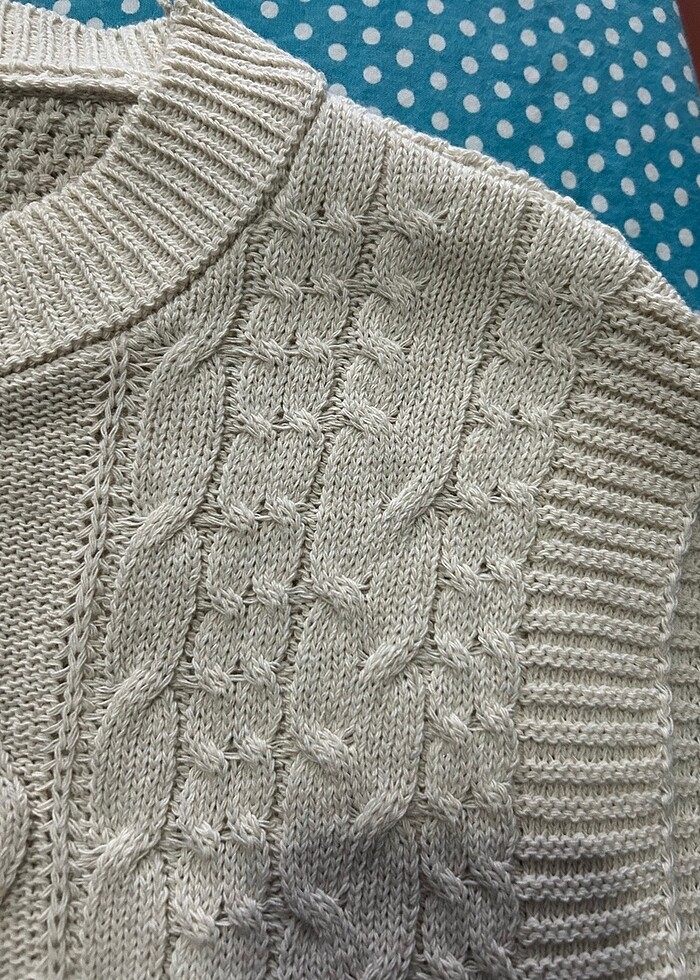 Kadın süveter triko yanlardan bağlamalı - Görsel 5