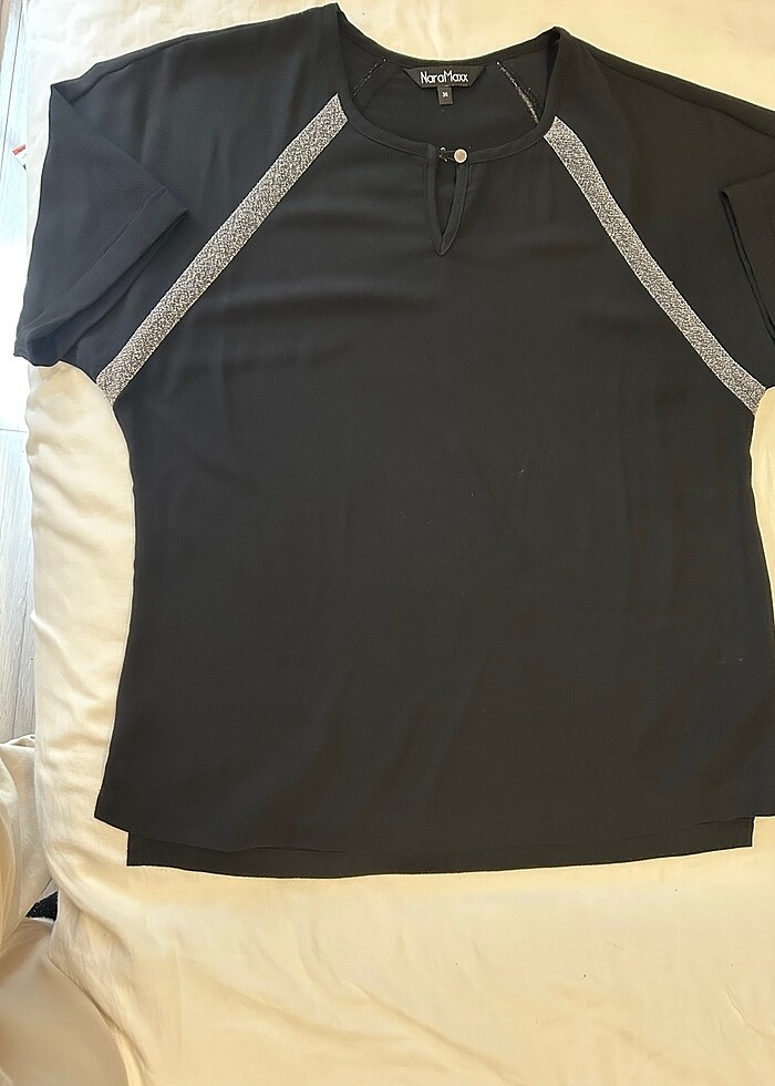 Naramaxx simli çok şık rahat bluz - Görsel 3