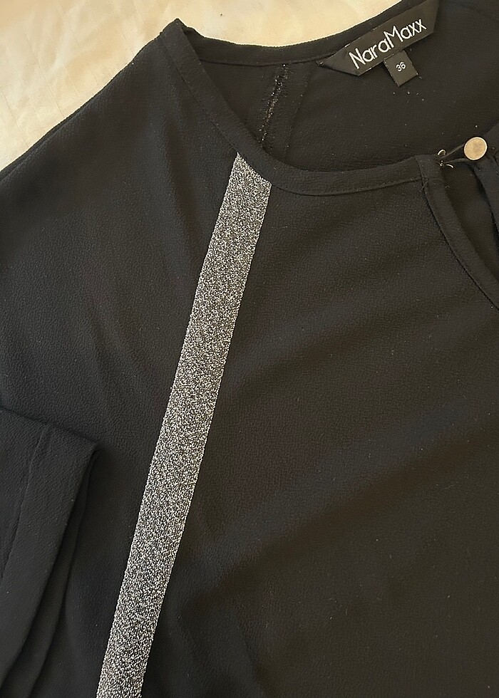 Naramaxx simli çok şık rahat bluz - Görsel 4