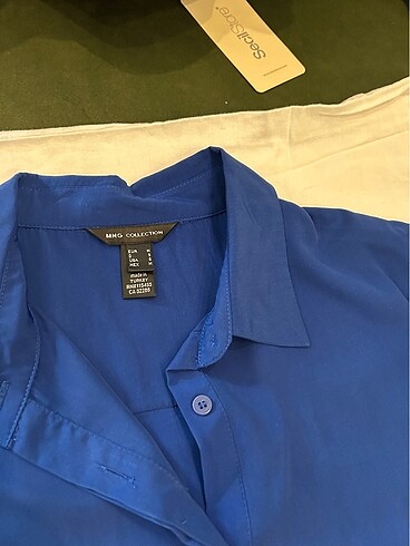 Mng bluz parlement mavisi şık rahat göml - Görsel 5