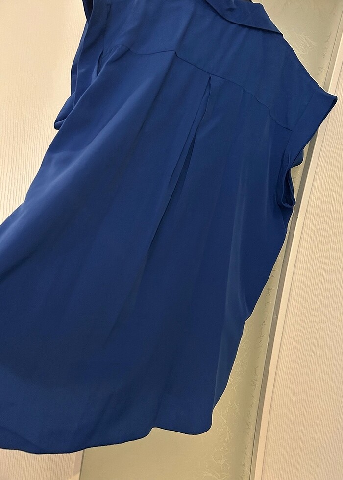 Mng bluz parlement mavisi şık rahat göml - Görsel 2