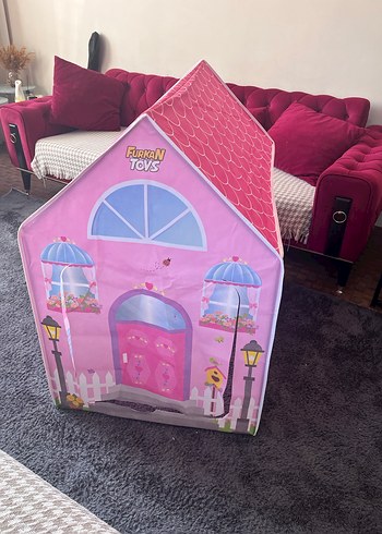Renkli Pembe Çocuk Oyun çadırı - Görsel 2