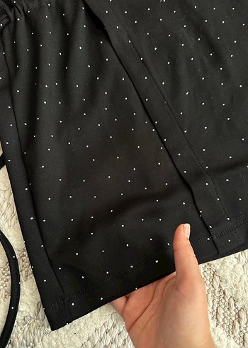 Gri Bağlama Desenli Uzun Kollu Kadın Takım - Görsel 5