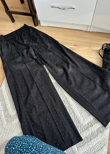 Gri Bağlama Desenli Uzun Kollu Kadın Takım - Görsel 6