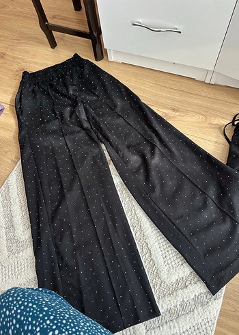 Gri Bağlama Desenli Uzun Kollu Kadın Takım - Görsel 7