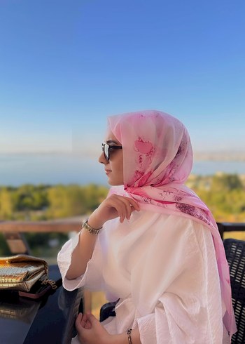 Bohem Beyaz Uzun Kollu Salaş Elbise - Görsel 3