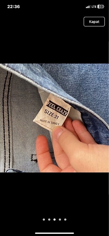 31 Beden kadın kot jean
