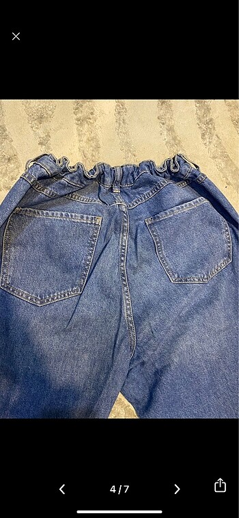 44 Beden lacivert Renk lcw denim mom jean