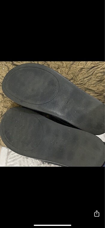 38 Beden siyah Renk mango mng zımbalı deri sandalet