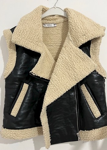 s Beden Deri Biker Yelek