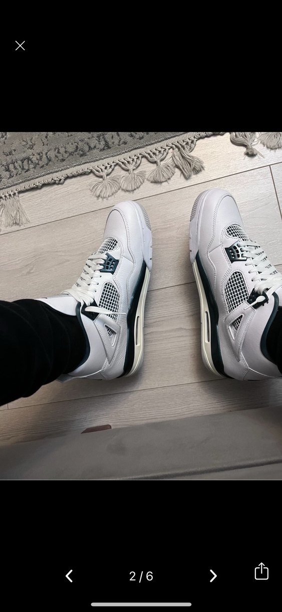 jordan 4 oxidized green 48.5 - Görsel 3