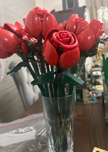 Lego gül buketi - Görsel 3