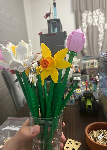 İkili lego çiçek seti - Görsel 2