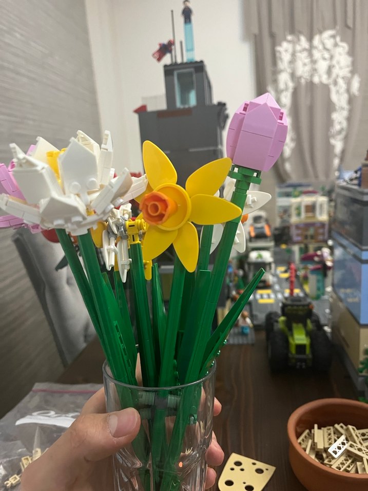 İkili lego çiçek seti - Görsel 2