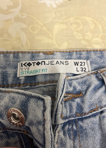 Straight fit kot pantolon - Görsel 2