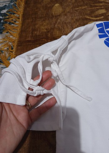 xs Beden Beyaz Renkli Kadın Uzun Kollu Spor Tişört