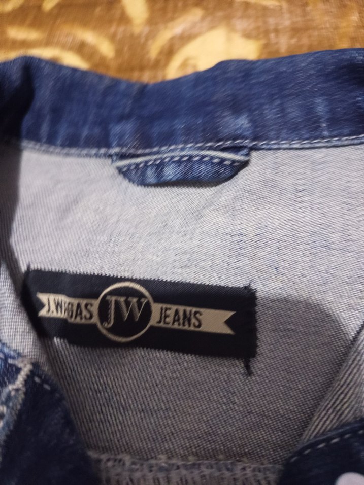 Düğmeli Mavi Kadın Denim Ceket - Görsel 3