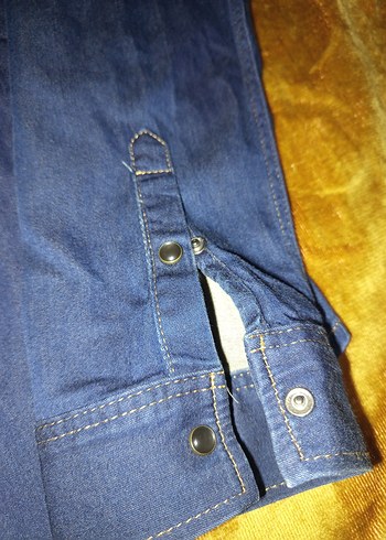 Mavi Kadın Denim Ceket Düğmeli - Görsel 5