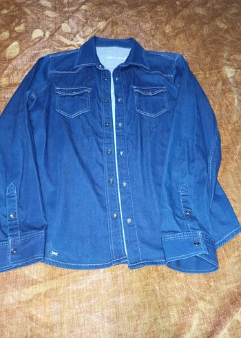 Mavi Kadın Denim Ceket Düğmeli - Görsel 4