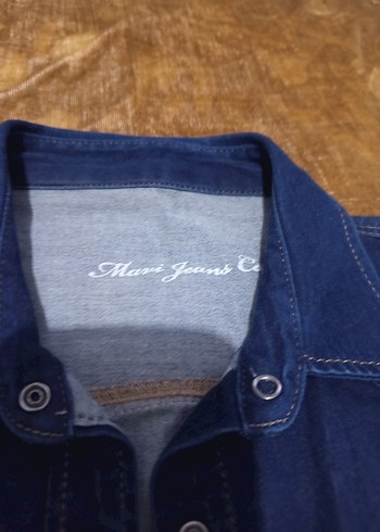 Mavi Kadın Denim Ceket Düğmeli - Görsel 3