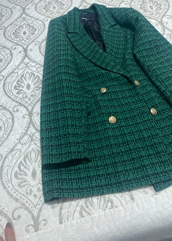 Düğmeli Yeşil Kadın Blazer Ceket - Görsel 6