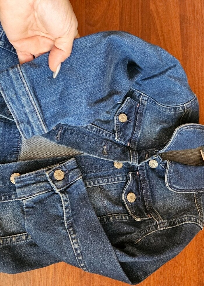 Kız Cocuk Jean / Kot ceket  - Görsel 2