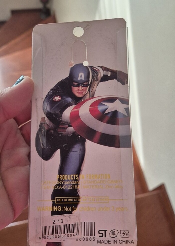 Kaptan Amerika Anahtarlik - Görsel 2