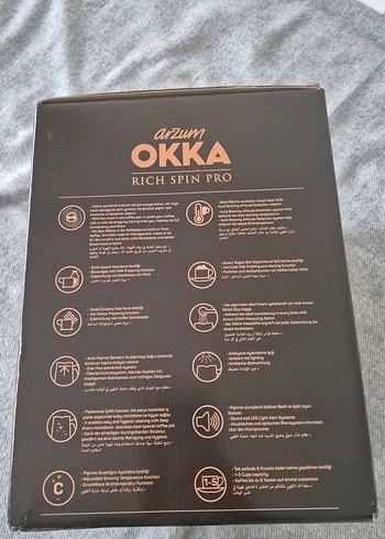 Arzum Okka Spin Pro Gri Kahve Makinesi - Görsel 8