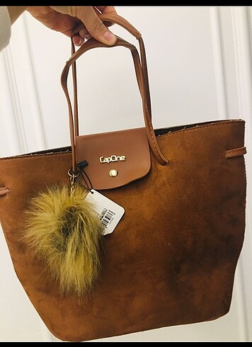 Süet çanta - Görsel 3