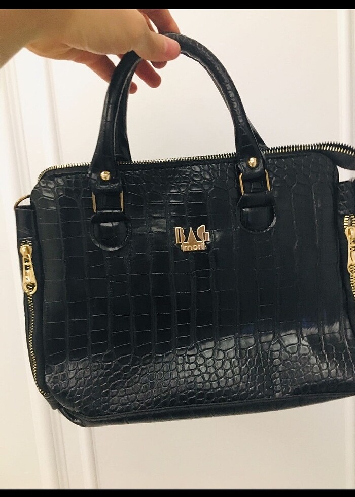 Timsah desenli çanta - Görsel 2