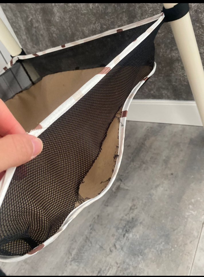 Kahverengi ve gri bebek mama sandalyesi - Görsel 3