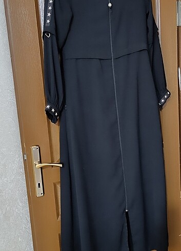 l Beden siyah Renk Düz kesim ferace
