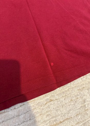 Bordo Düğmeli Kısa Kollu Polo Tişört - Görsel 6