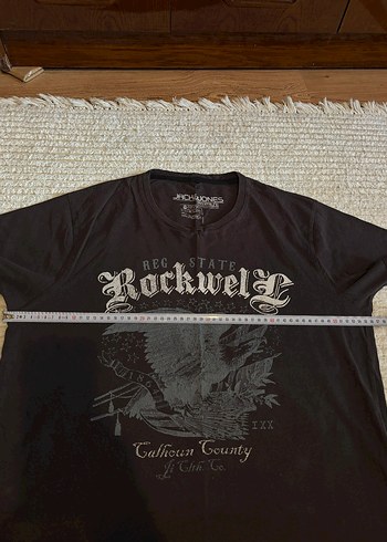 Siyah Rock Punk Baskılı Erkek Tişört - Görsel 3