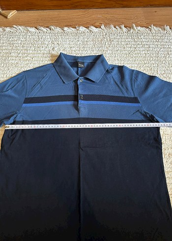 Düğmeli Lacivert Erkek Polo Tişört - Görsel 3