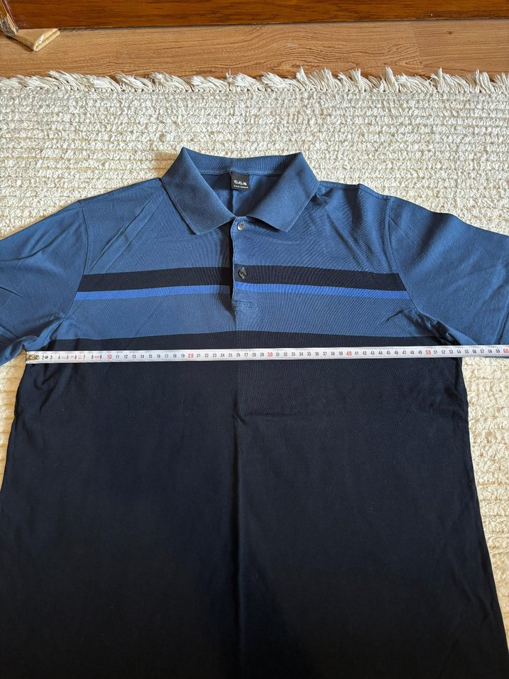 Düğmeli Lacivert Erkek Polo Tişört - Görsel 3