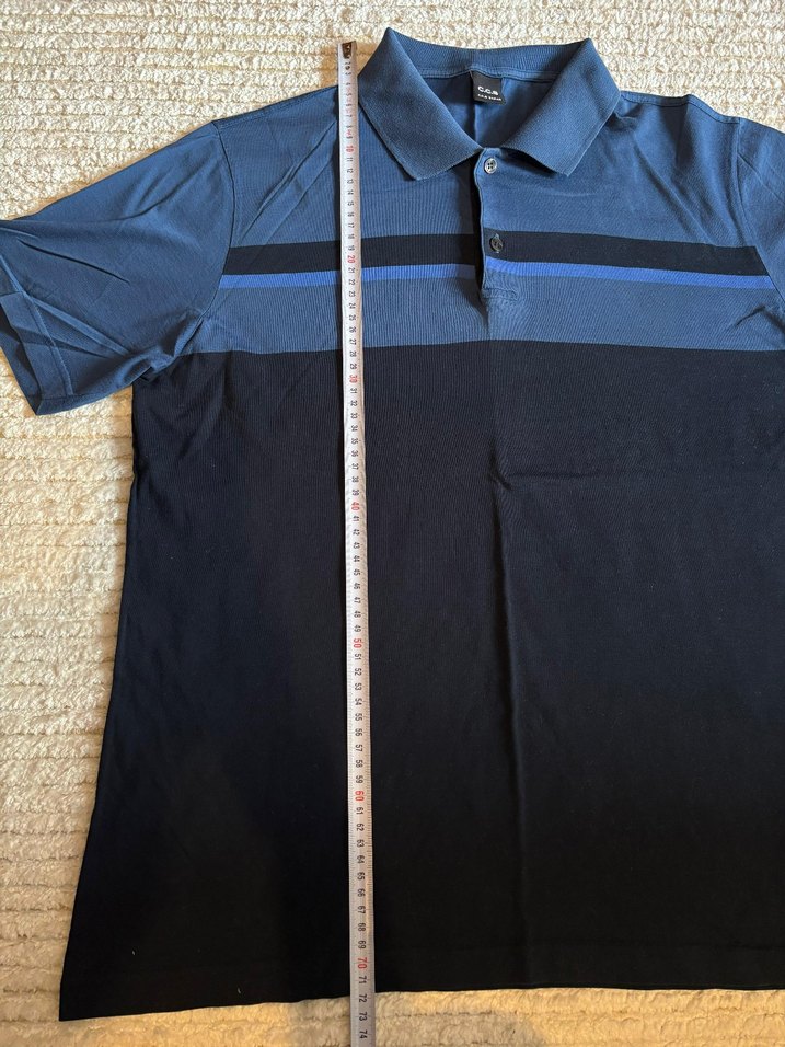 Düğmeli Lacivert Erkek Polo Tişört - Görsel 4