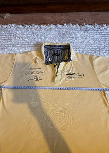 Sarı Pamuklu Erkek Polo Tişört - Görsel 2