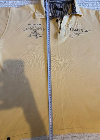 Sarı Pamuklu Erkek Polo Tişört - Görsel 3