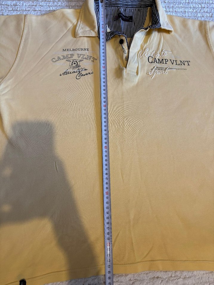 Sarı Pamuklu Erkek Polo Tişört - Görsel 3