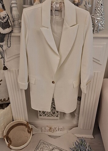 s Beden beyaz Renk Blazer ceket