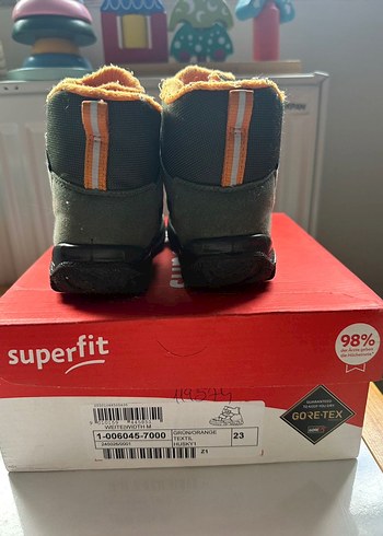 Superfıt Superfit Gri Erkek Çocuk Botu Velcro